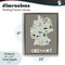 Stupell Industries Kid's Map of Germany Floating Frame, design by Carla Daly